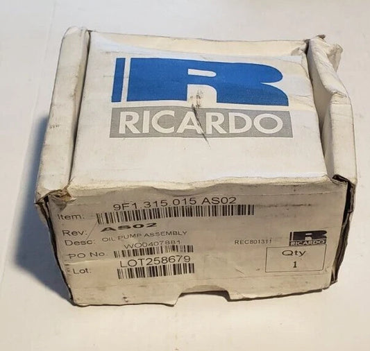 NEW - RICARDO OIL PUMP - W00407881 - 9F1.315.015 AS02 - FREE SHIPPING