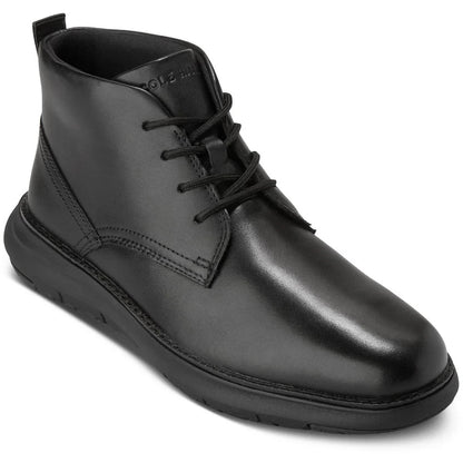 Cole Haan Mens C40298 Black Solid Derby Shoes 8.5 Medium (D)
