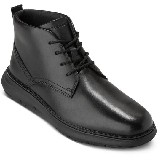 Cole Haan Mens C40298 Black Solid Derby Shoes 8.5 Medium (D)