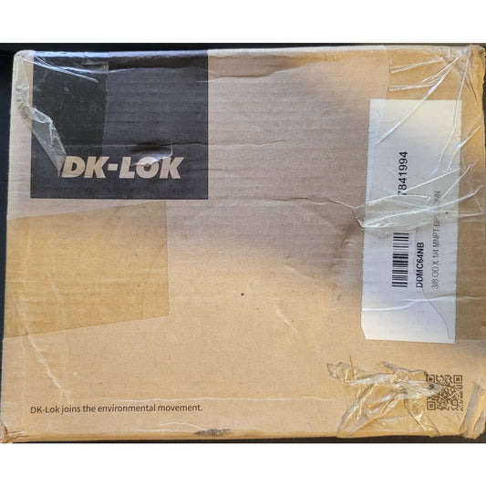DK-LOK DMC-N 3/8 x 1/4 in. OD Tube x MNPT Reducing Brass Compression Qty 100