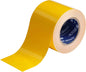 Brady ToughStripe Floor Marking Tape - Yellow, Non-Abrasive - 3" x 100" (104342)