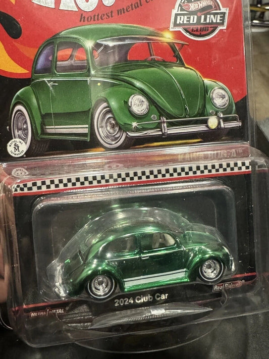 Mattel Hot Wheels RLC Kawa-Bug-A 2024 Club Car Exclusive Green Patch Button NEW!