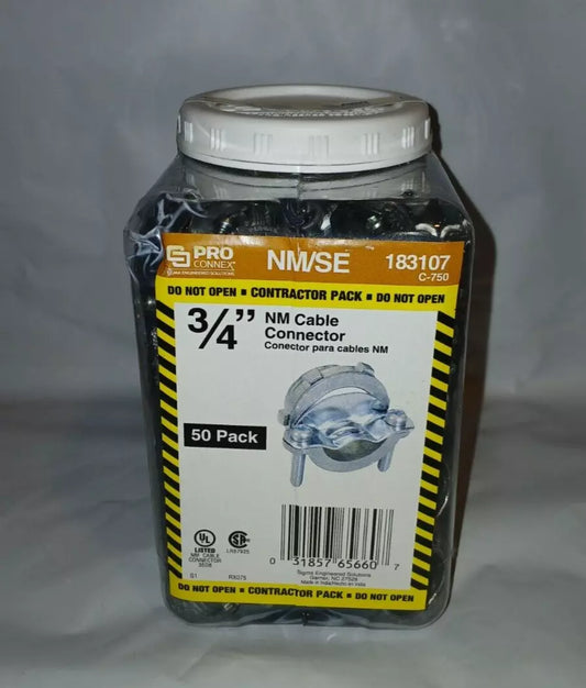 Sigma Electric C-750 Clamp-On Service Entrance Connector Conduit Fitting 50 Pack