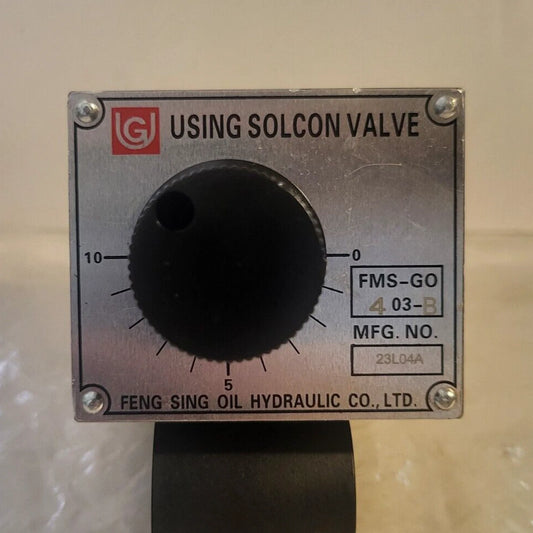 NEW FMS-GO4 03B Solenoid Speed Control Valve