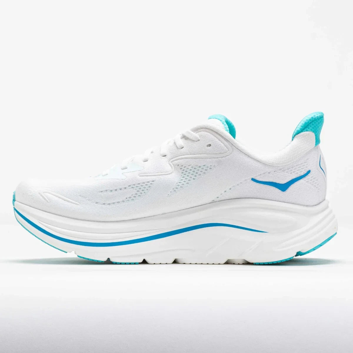 HOKA Clifton 10 White/Skyward Blue 1162030 Size 12.5 D