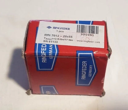NEW RINGFEDER LOCKING ASSEMBLY RFN 7012 - 28mm x 55mm - 990981 - FREE SHIPPING