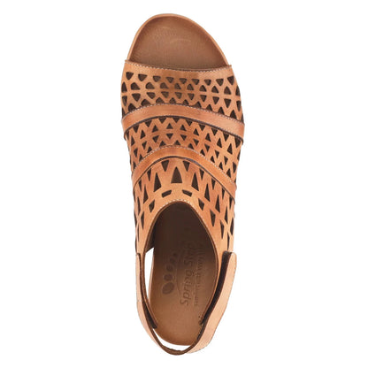 Spring Step Dorotha Sandals Brown Size 8.5
