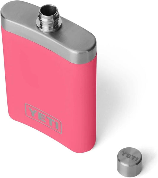Yeti Flask Tropical Pink 7 Oz With Funnel - Limited Edition Yeti Flask Tropical