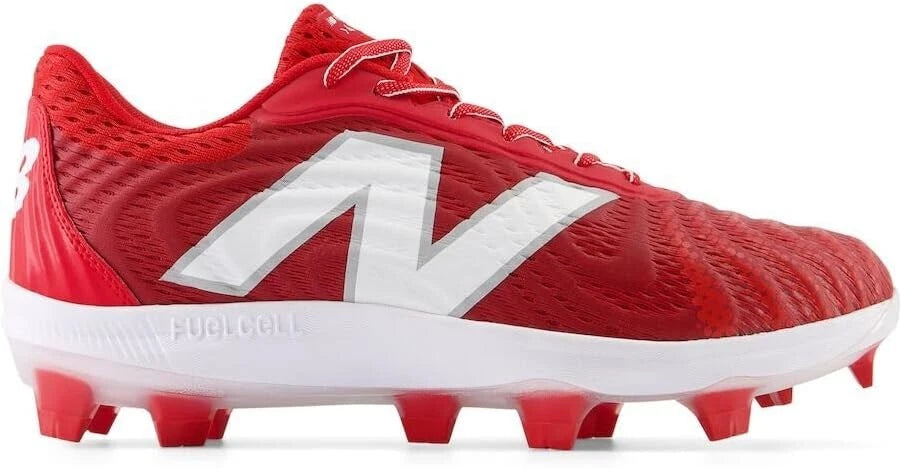 New Balance Men's FuelCell 4040 V7 Molded, Team Red/Optic White, Med. Size 6.5