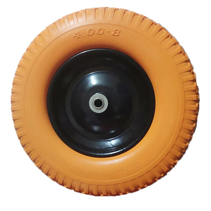 Ogracwheel 16"Flat Free Wheelbarrow Tire 4.80/4.00-8 with 3/4 & 5/8 Bearings