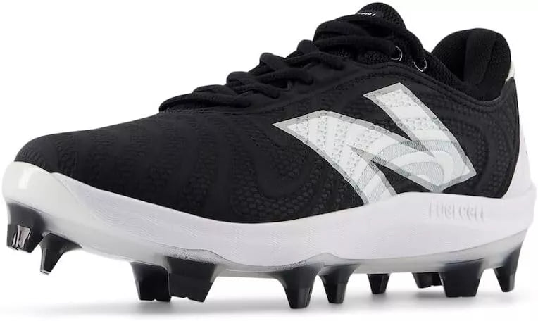 New Balance Women's FuelCell Fuse V4 Molded, Black/Optic White, 2E Wide, Size 8