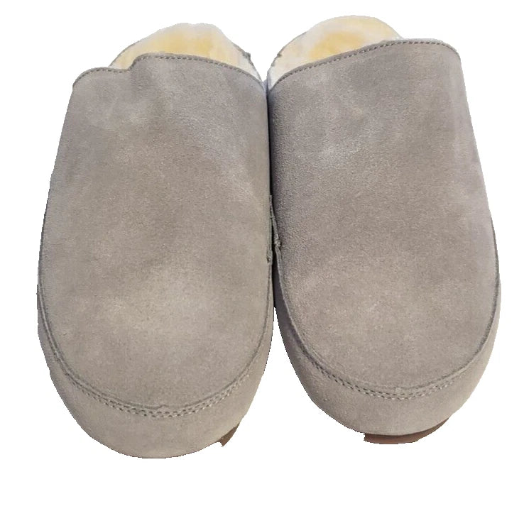 NEW GIESSWEIN Getelo Lambskin Slippers 00102030 - Size 6 - Slate - FREE SHIPPING