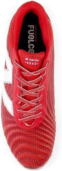 New Balance Men's FuelCell 4040 V7 Molded, Team Red/Optic White, Med. Size 6.5