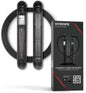 HYGEAR HYROPE PRO Smart Jump Rope with Performance Tracking, Cardio, Black