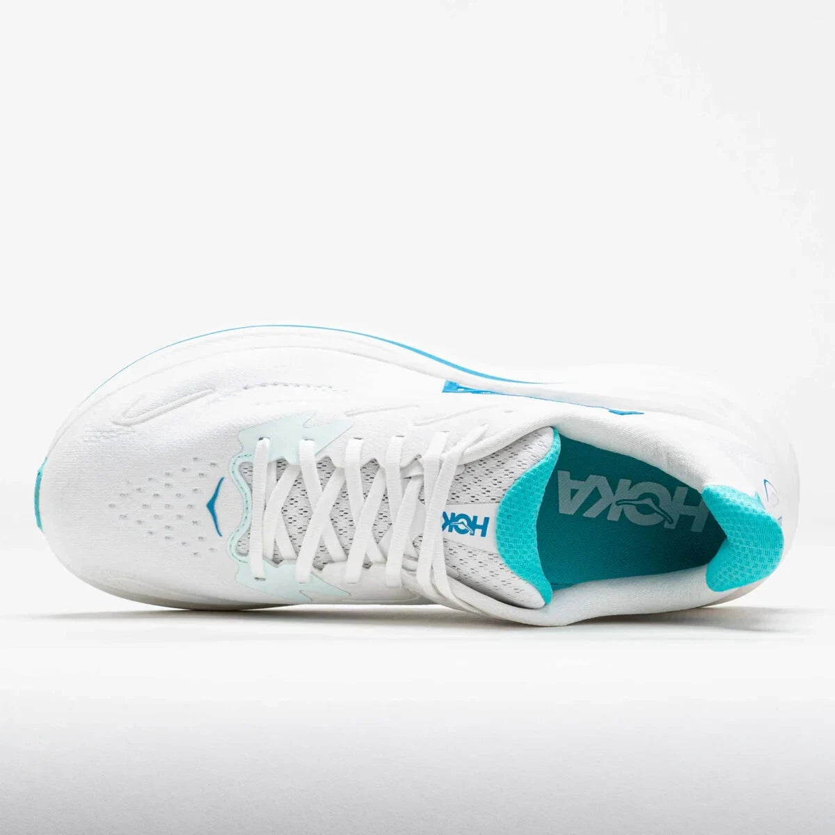HOKA Clifton 10 White/Skyward Blue 1162030 Size 12.5 D