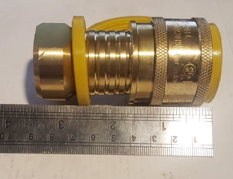 NEW - Gas Quick Connector Solid Brass Fitting KJ005 - FREE SHIPPING