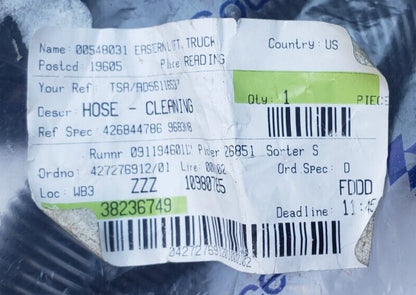NEW Total Source 2.5" Cleaning Hose With 90 Degree Ends 38236749 FREE SHIPPING