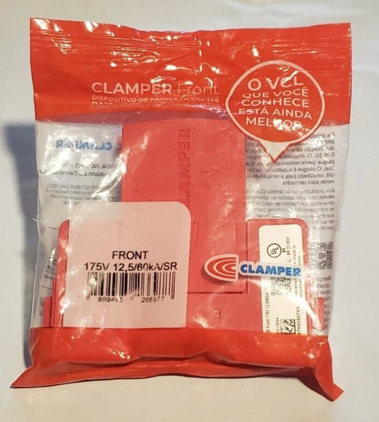 NEW - CLAMPER Front 175V 12.5K/60kA/SR Slim Protector 60KA