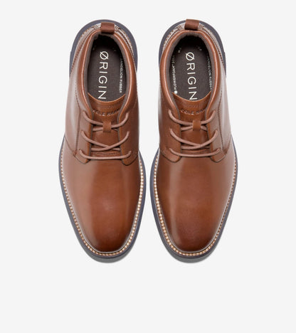 Cole Haan Mens C37594 Brown Solid Leather Derby Shoes 10.5 Medium (D) BHFO 9780