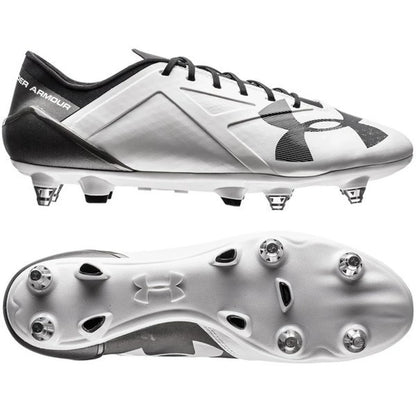Under Armour Spotlight Hybrid SG White Men's Size 11.5 White/Black - 1272297-100