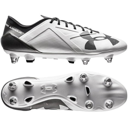 Under Armour Spotlight Hybrid SG White Men's Size 11.5 White/Black - 1272297-100