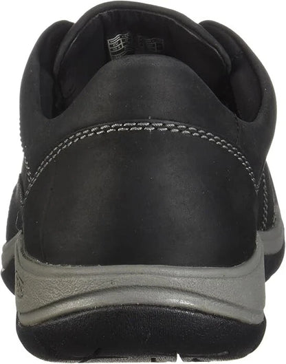 KEEN Women's Presidio 2 Leather Low Height Oxfords Black/Steel Grey Size 5 Med