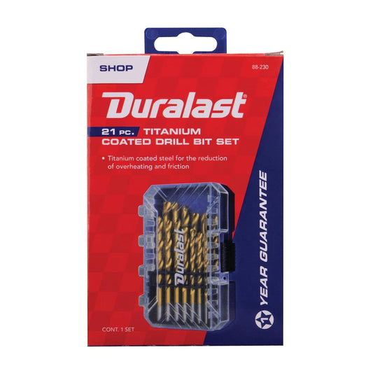 NEW - Duralast 12 pc Titanium Coasted Drill Bit Set - 88-30