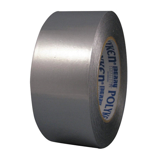 Polyken 345SW Aluminum Self Wound Foil Tape, Acrylic 5.50 mil Thick, 3in X 60yd