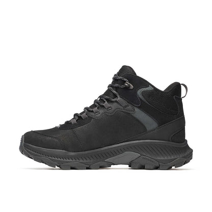 Merrell Men's Speed Strike 2 Black Mid Leather Waterproof Size 8.5