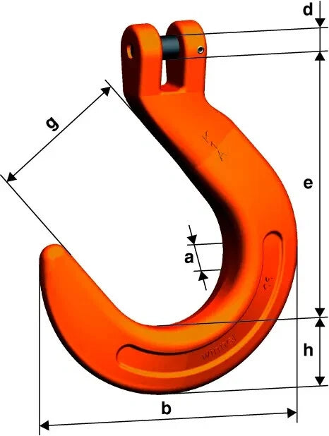 Pewag KWB Clevis Foundry Hook - KFW13 WINNER HOOK PURPLE