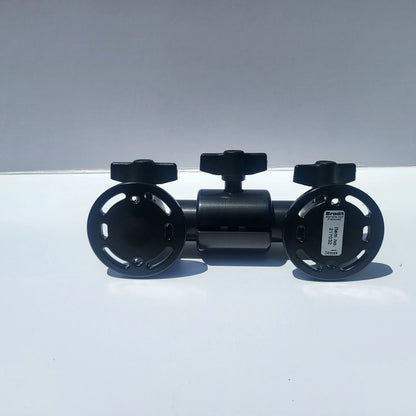 Heavy Duty Swivel Mount Round Bases With 4mm Slots Wing Nuts