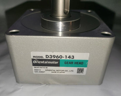 Oriental Motor Gear Head Model: D3961-143 - Gear Ration 30
