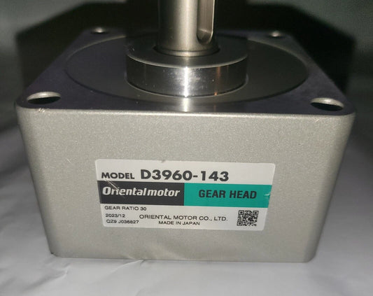 Oriental Motor Gear Head Model: D3961-143 - Gear Ration 30