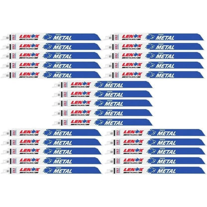 LENOX Tools LAZER Metal Reciprocating Saw Blade Bi-Metal 12-inch, 14 TPI, 25-PK