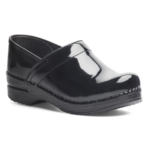 Dansko Women's Professional Black Patent Clogs - Size US 10.5-11 - EU 41