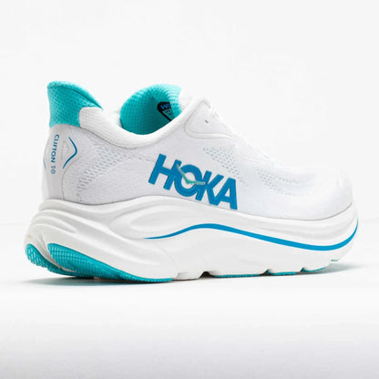 HOKA Clifton 10 White/Skyward Blue 1162030 Size 12.5 D