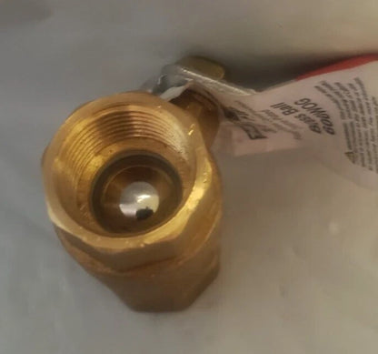 NEW - TheWorks 3/4 in. Brass FIP x FIP Threaded Full Port Ball Valve LFBV104