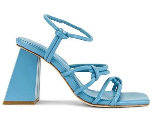 Size US 6.5 - Song of Style Noelle Heel in Blue - SOSR-WZ26 SOSSH42-S21