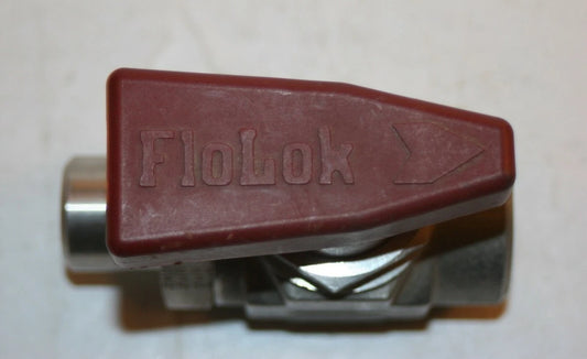3/8" FNPT 316ss General Purpose Ball Valve SSP FloLok 319-K-316