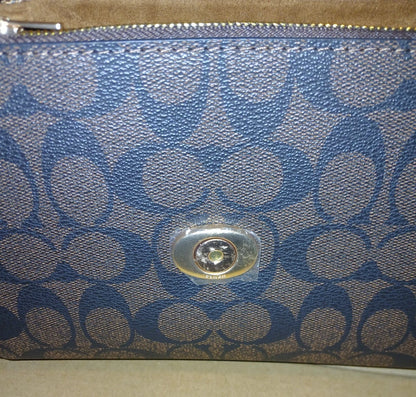 Coach Morgan Top Handle Satchel In Colorblock Signature Canvas With Rivets NWT