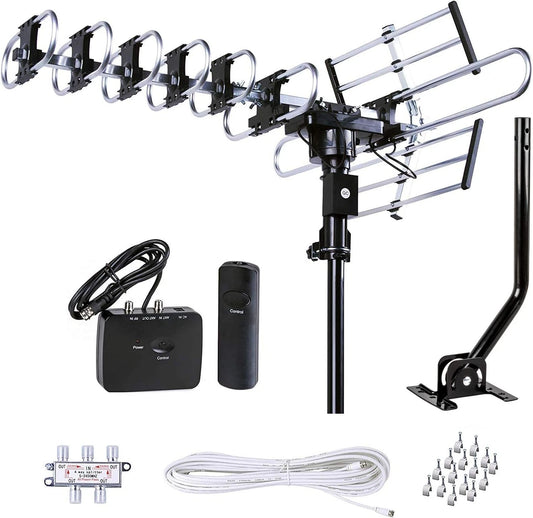 Five Star TV Antenna, 200 Mile Range, Remote Controlled (FSA-3806)
