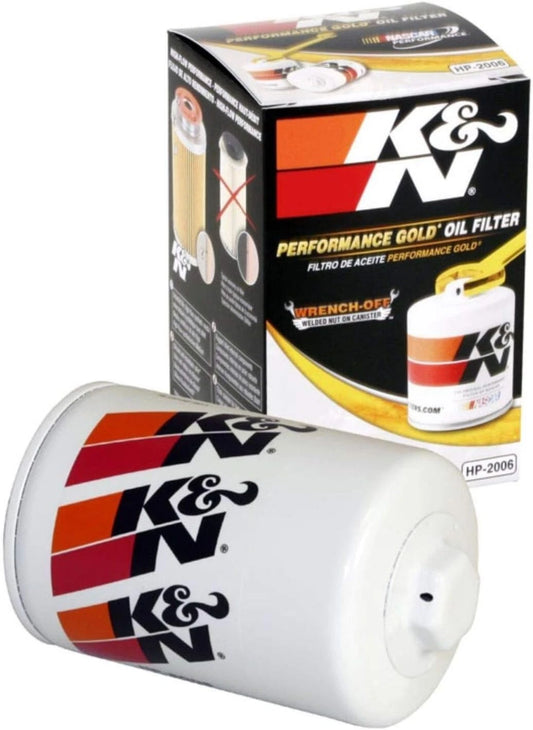 K&N Premium Oil Filter HP-2006 Compatible with Select CHEVROLET/GMC/BUICK Models