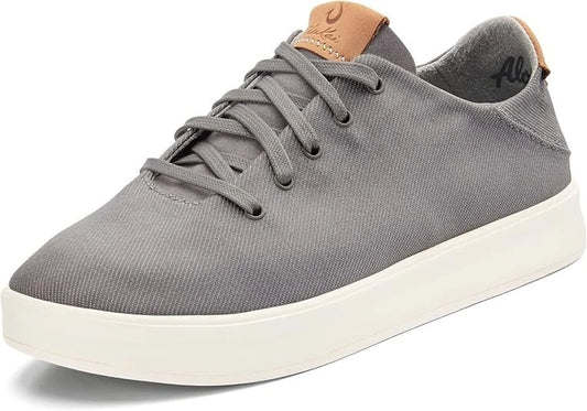 OLUKAI Ki'ihele Li Women's Slip On Sneakers, Casual Everyday Shoe Fog/Fog, 8.5