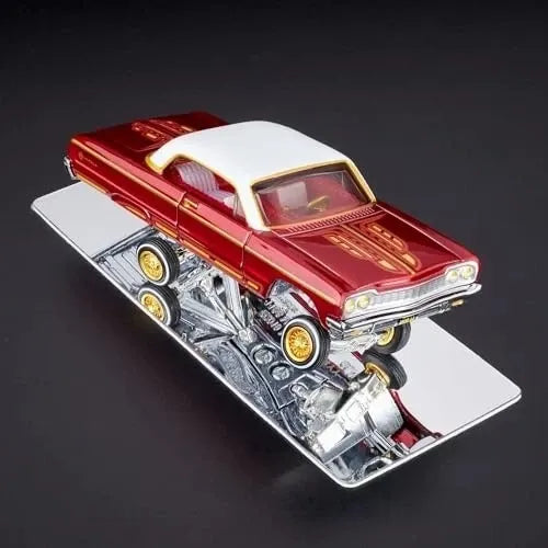 HOT WHEELS 1/64 SCALE RLC RED 1964 CHEVROLET IMPALA LOWRIDER VERY NICE !!