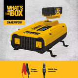 DEWALT 3 Way 1000 Watt Power Inverter AC Outlets, 1 USB-A & 1 USB-C DXAEPIP3W