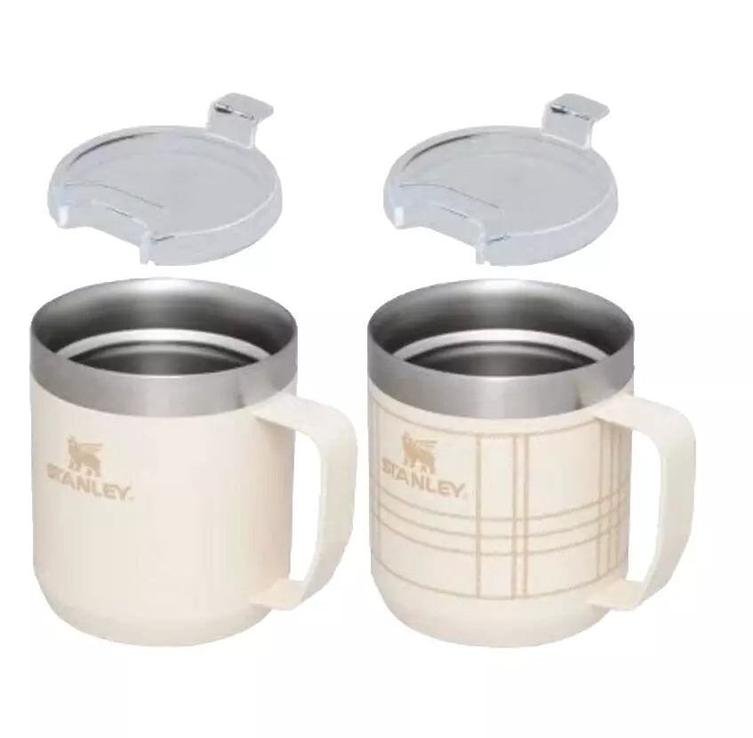 Stanley 12 Oz Camp Mug 2 Pack Hearth & Hand Magnolia Limited Ed. Best Beige