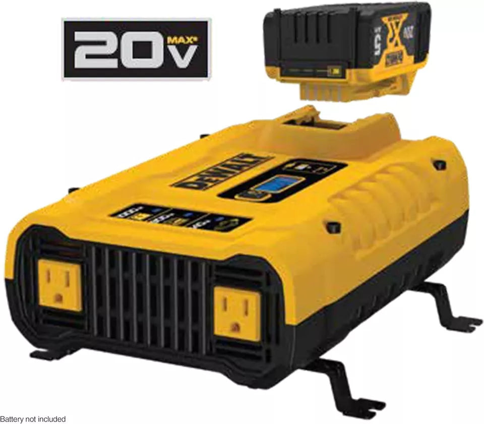 DEWALT 3 Way 1000 Watt Power Inverter AC Outlets, 1 USB-A & 1 USB-C DXAEPIP3W